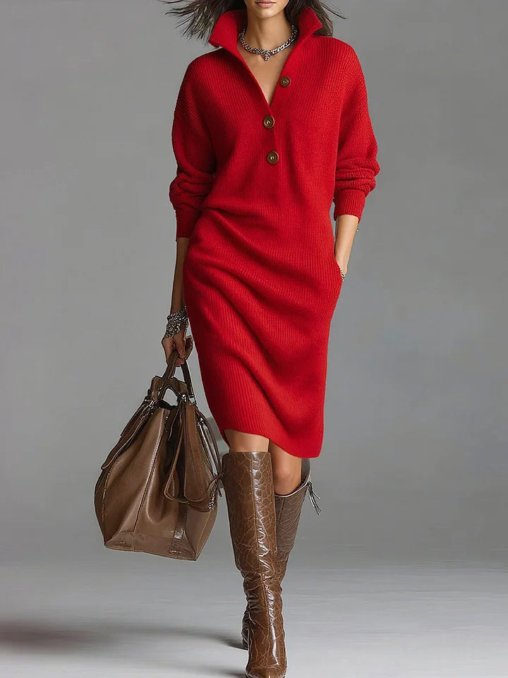 TAYLOR | ELEGANT SWEATER DRESS
