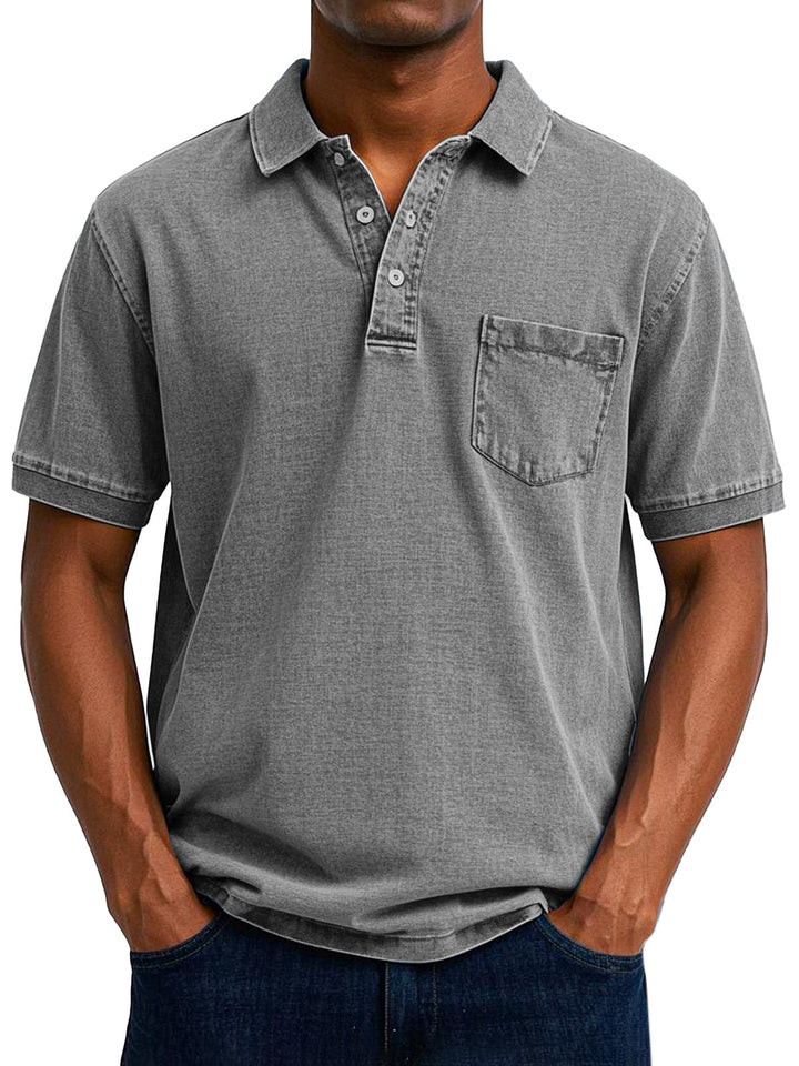 DAMIEN | VINTAGE CASUAL MEN'S POLO SHIRT