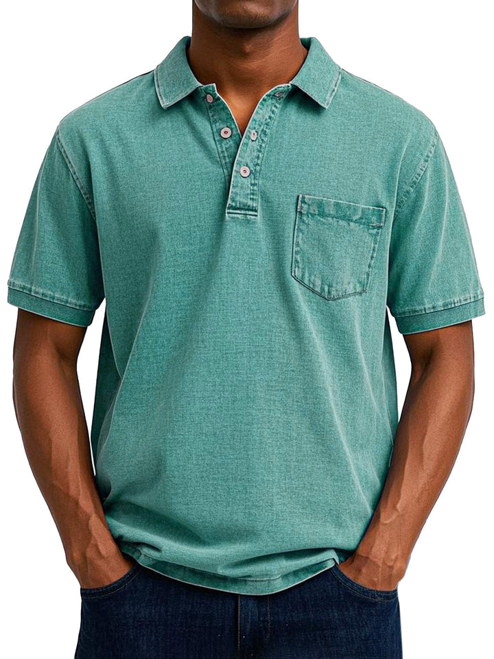DAMIEN | VINTAGE CASUAL MEN'S POLO SHIRT