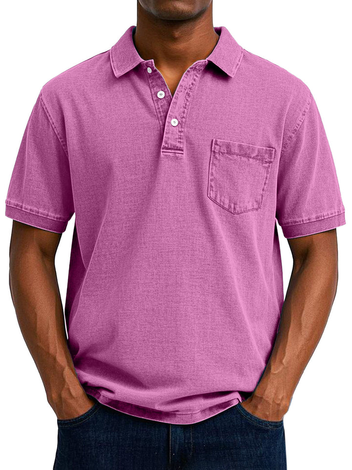 DAMIEN | VINTAGE CASUAL MEN'S POLO SHIRT