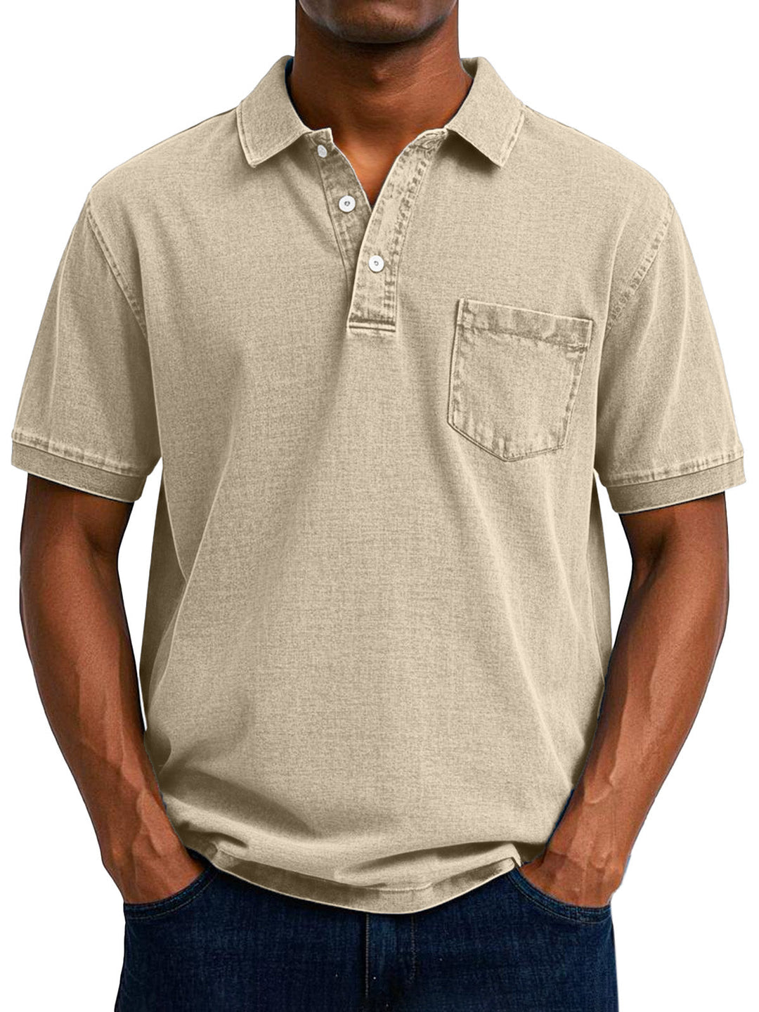 DAMIEN | VINTAGE CASUAL MEN'S POLO SHIRT
