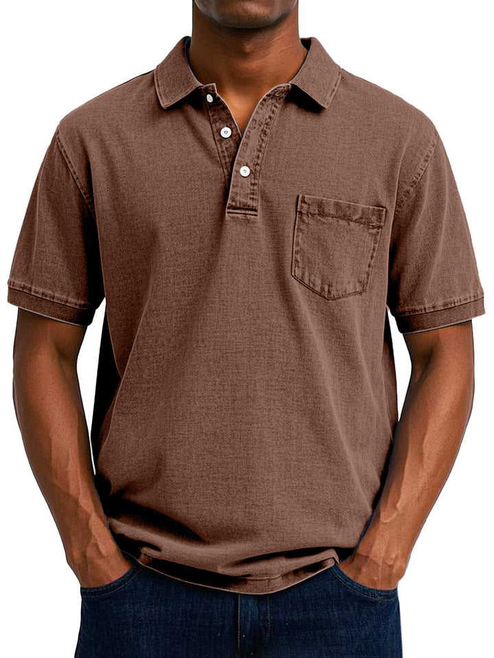 DAMIEN | VINTAGE CASUAL MEN'S POLO SHIRT