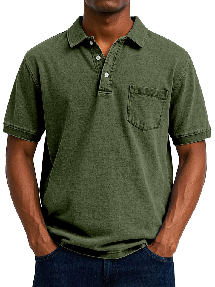DAMIEN | VINTAGE CASUAL MEN'S POLO SHIRT