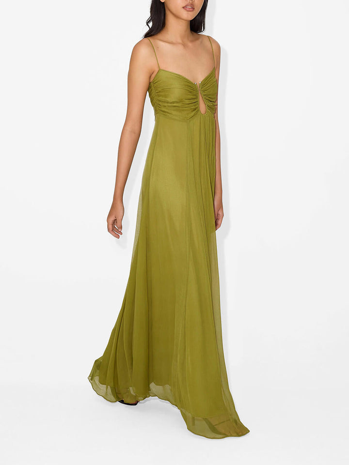 ARABELLA | RUCHED FRONT MAXI DRESS