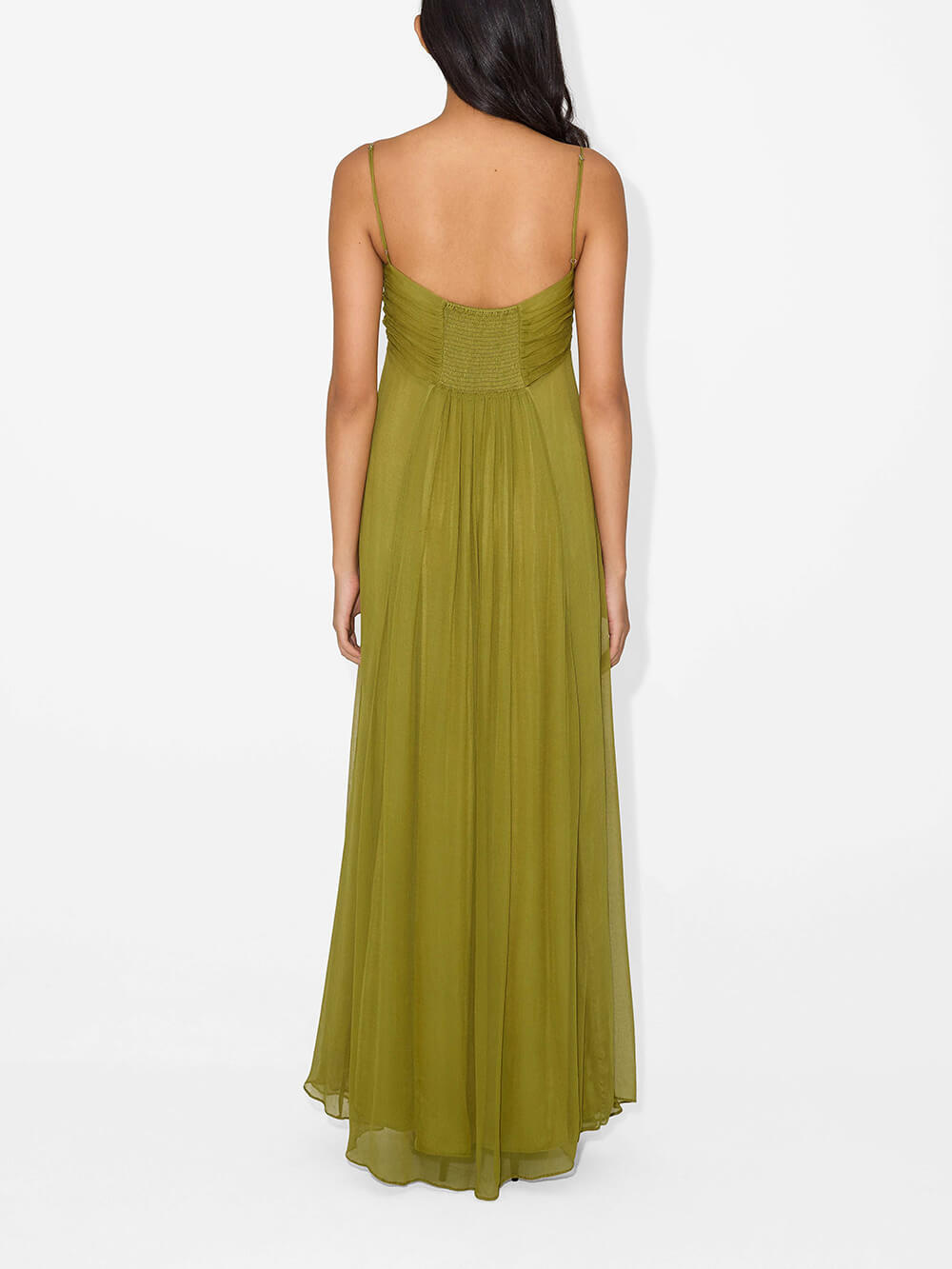 ARABELLA | RUCHED FRONT MAXI DRESS
