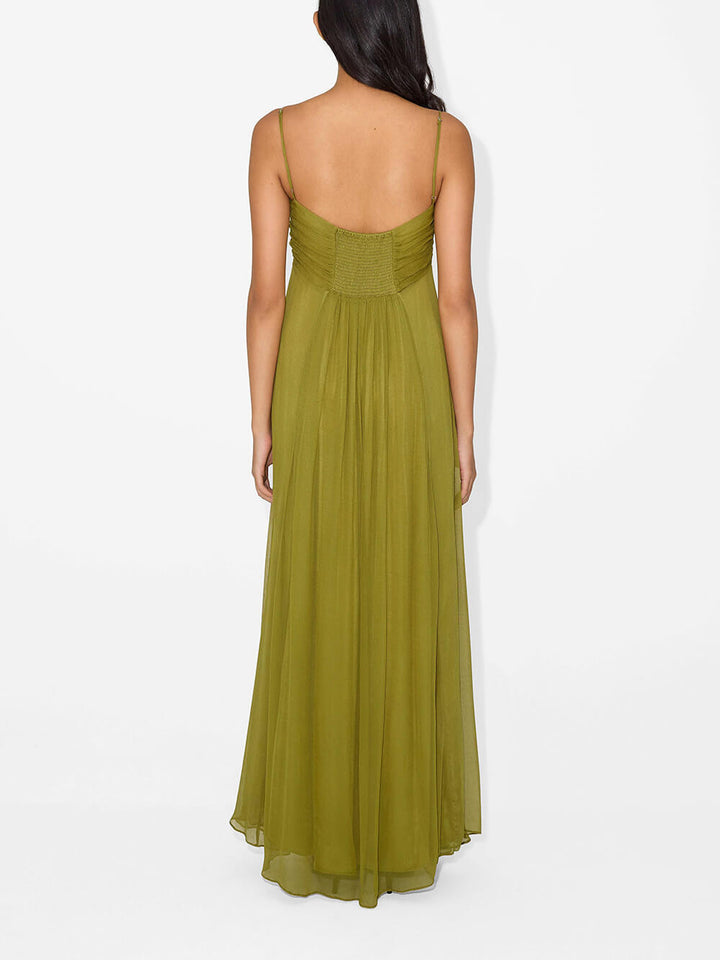 ARABELLA | RUCHED FRONT MAXI DRESS