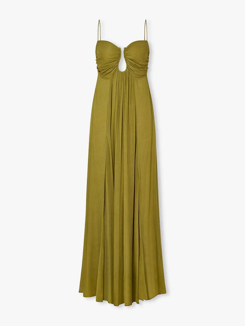 ARABELLA | RUCHED FRONT MAXI DRESS