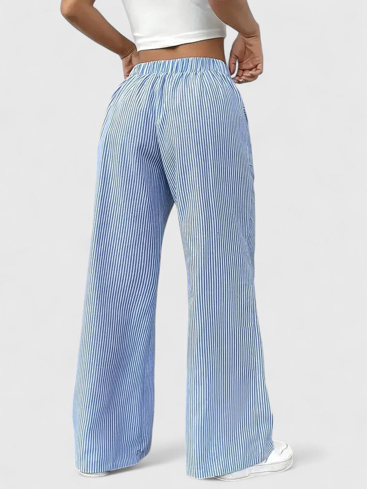 MAURINA | COMFORTABLE WIDE TROUSERS WITH ELEGANT DETAILS