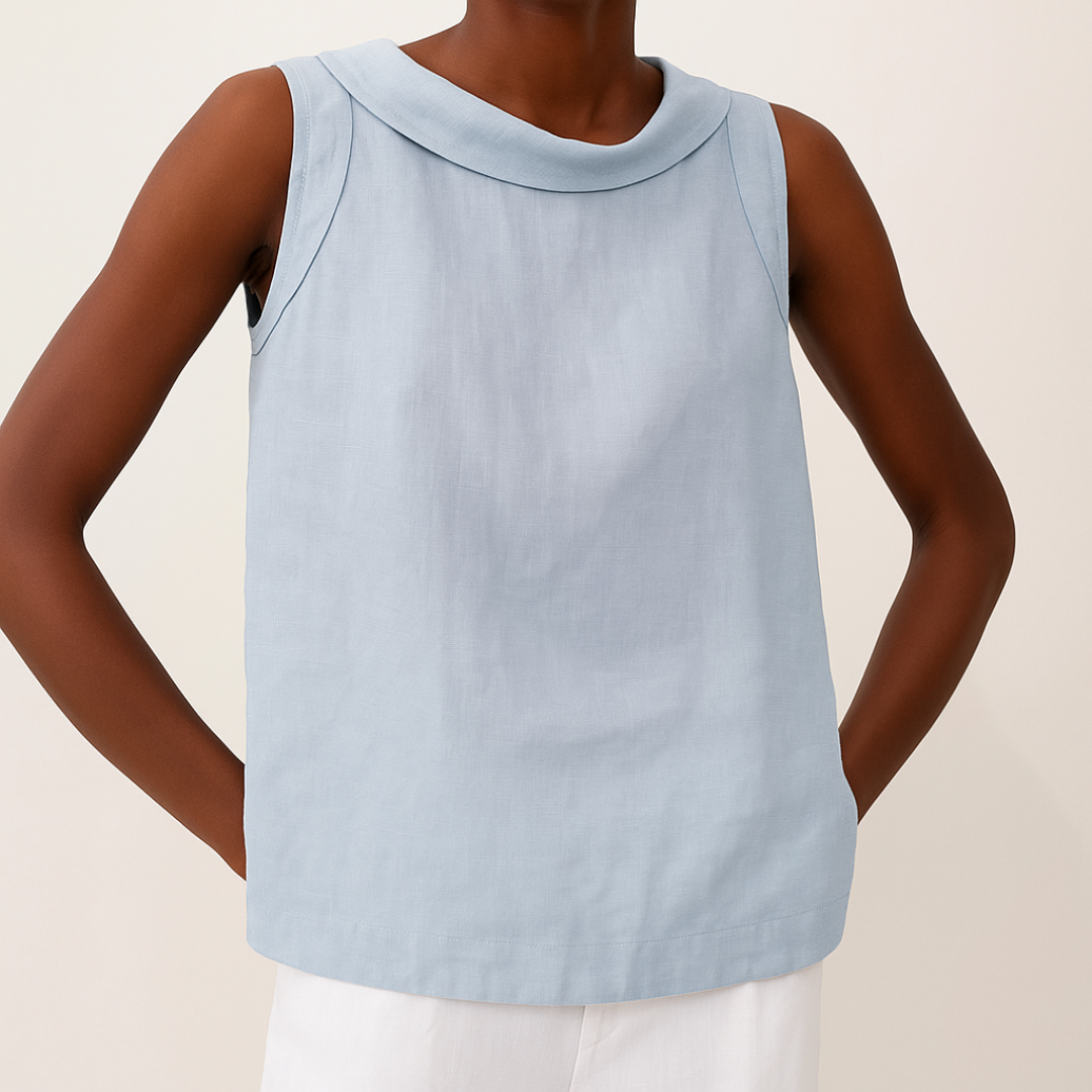 ISOLA | SLEEVELESS ELEGANT TOP