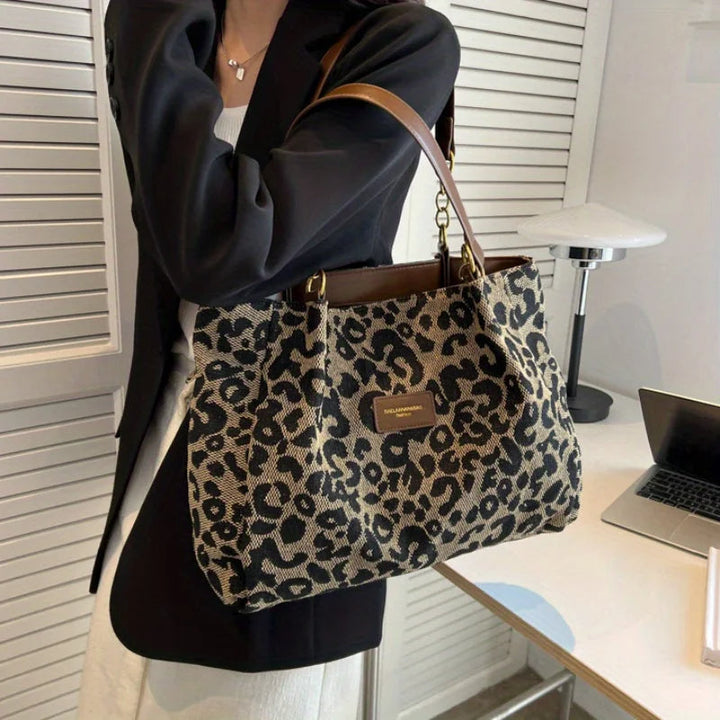 ZAYLA | LEOPARD PRINT HANDBAG