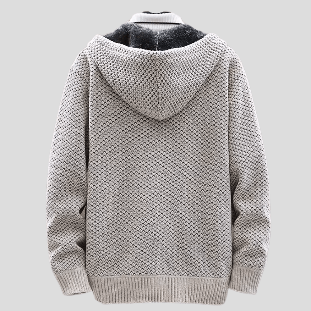 STEFAN | KNITTED HOODIE