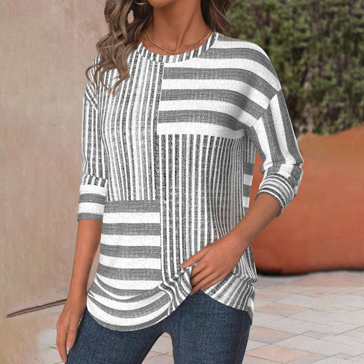 SELINA | COMFORTABLE STRIPED BLOUSE
