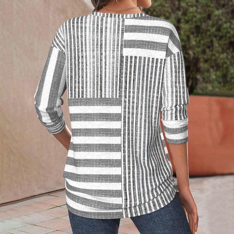 SELINA | COMFORTABLE STRIPED BLOUSE