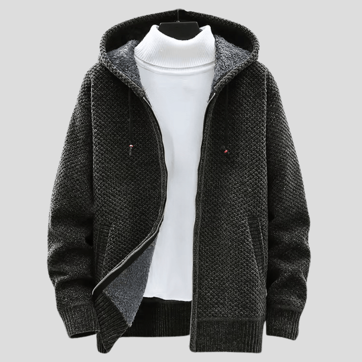 STEFAN | KNITTED HOODIE