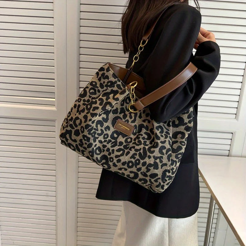 ZAYLA | LEOPARD PRINT HANDBAG
