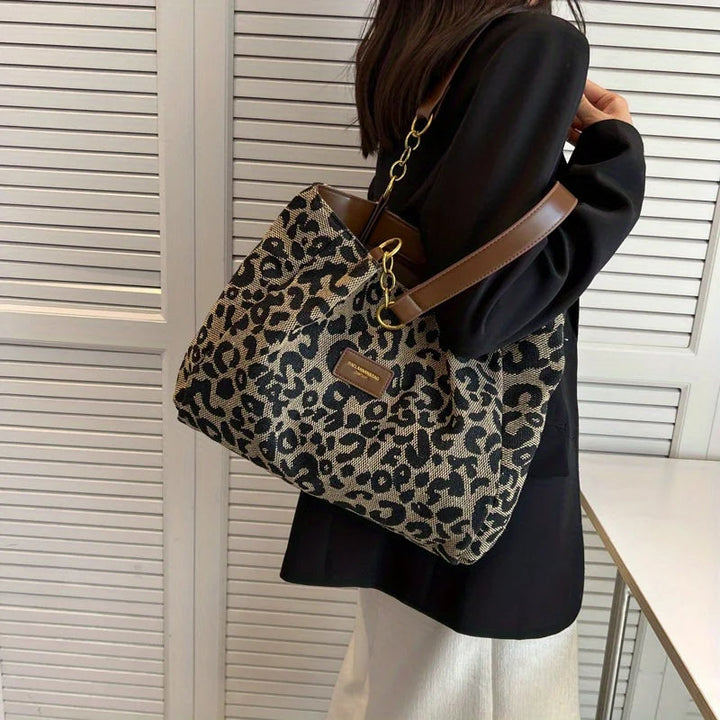 ZAYLA | LEOPARD PRINT HANDBAG
