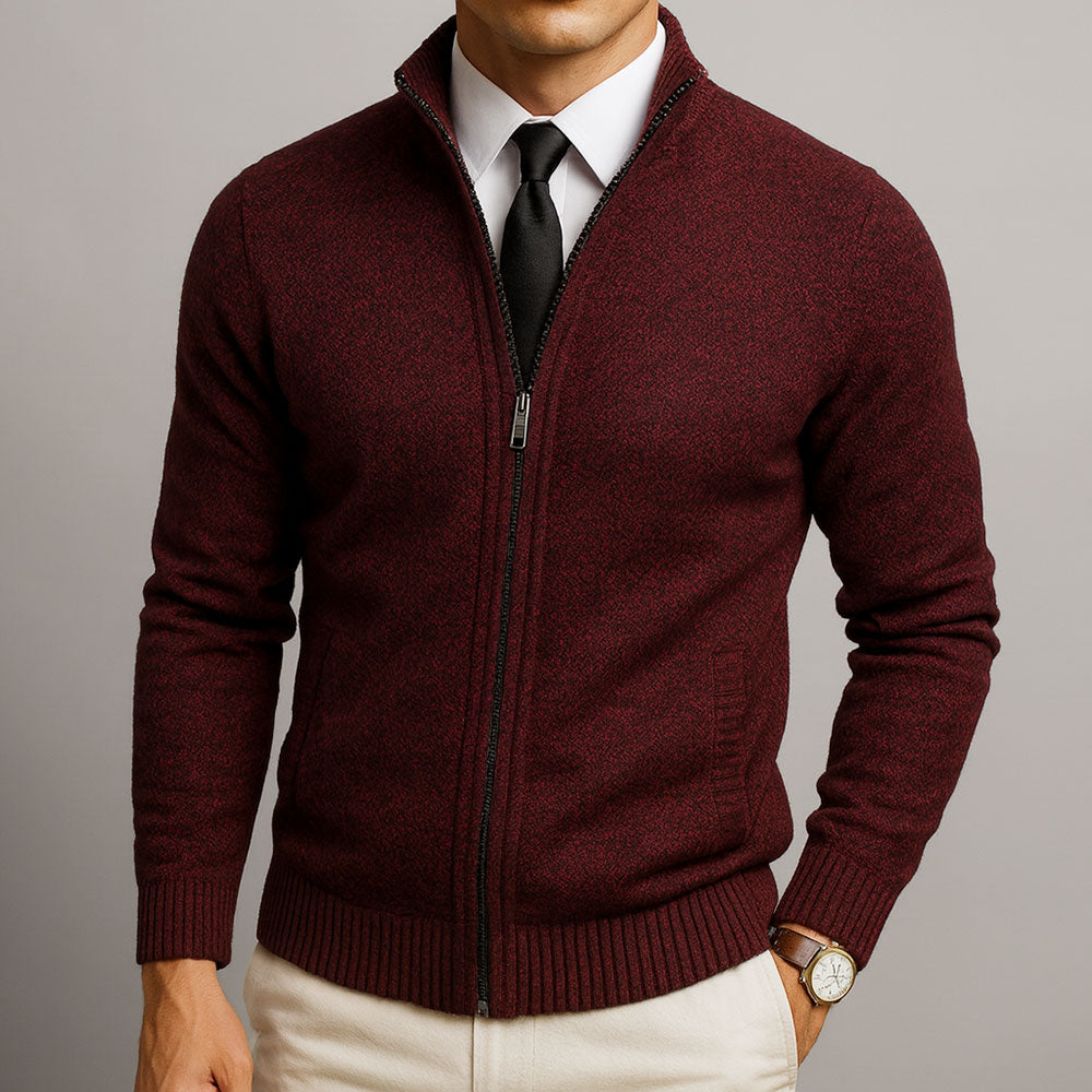 VINCENT | MEN'S ELEGANT ZIP-UP CARDIGAN
