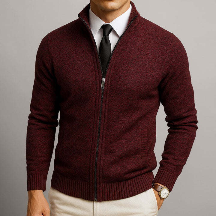 VINCENT | MEN'S ELEGANT ZIP-UP CARDIGAN