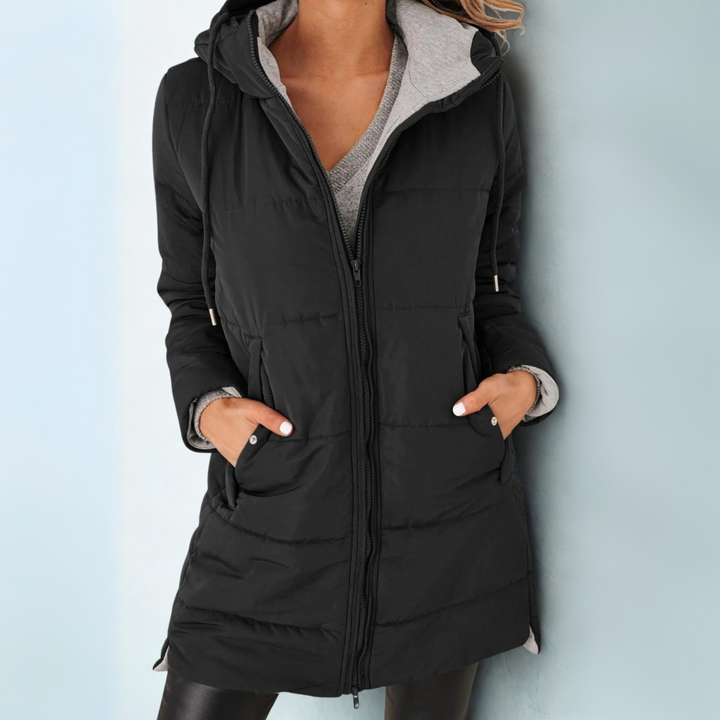 NILA | CASUAL HOODED PUFFER DOWN JACKET