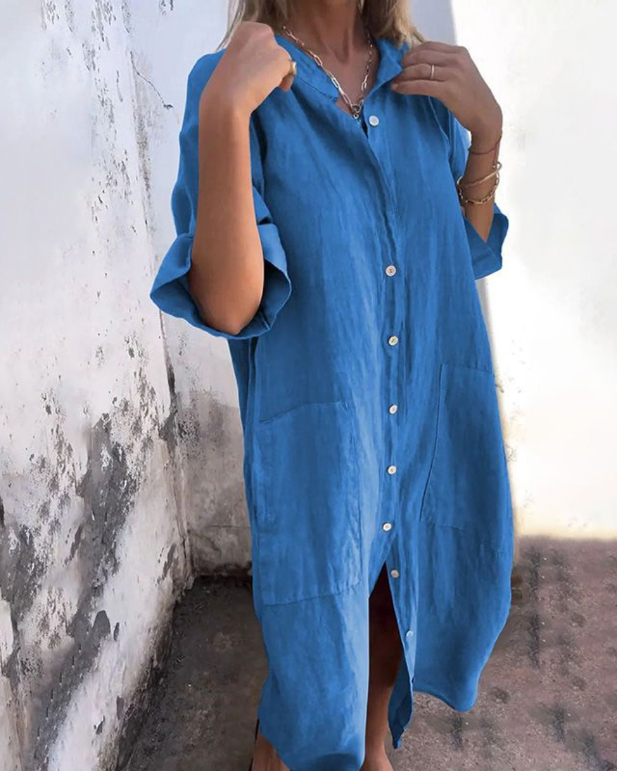 TALINA | IBIZA STYLE CASUAL SHIRT DRESS