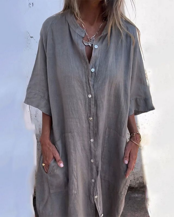TALINA | IBIZA STYLE CASUAL SHIRT DRESS