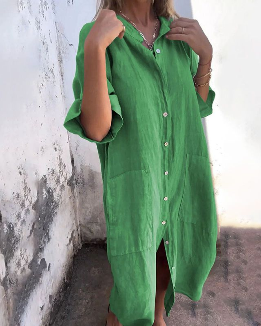 TALINA | IBIZA STYLE CASUAL SHIRT DRESS