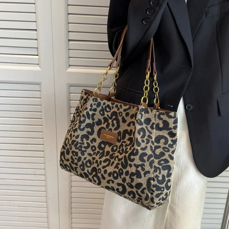 ZAYLA | LEOPARD PRINT HANDBAG
