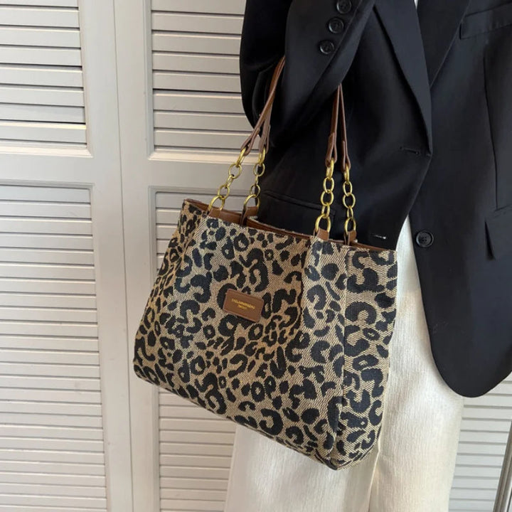 ZAYLA | LEOPARD PRINT HANDBAG