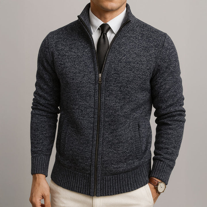 VINCENT | MEN'S ELEGANT ZIP-UP CARDIGAN