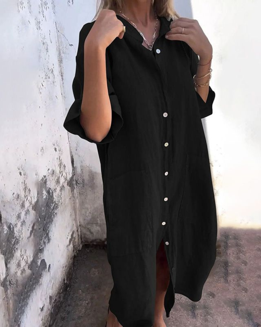 TALINA | IBIZA STYLE CASUAL SHIRT DRESS