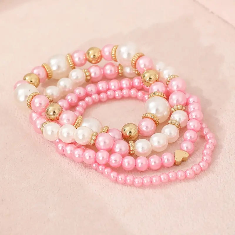 PEARL HARMONY BRACELET | TOGETHER AGAINST BREAST CANCER (1+1 FREE)