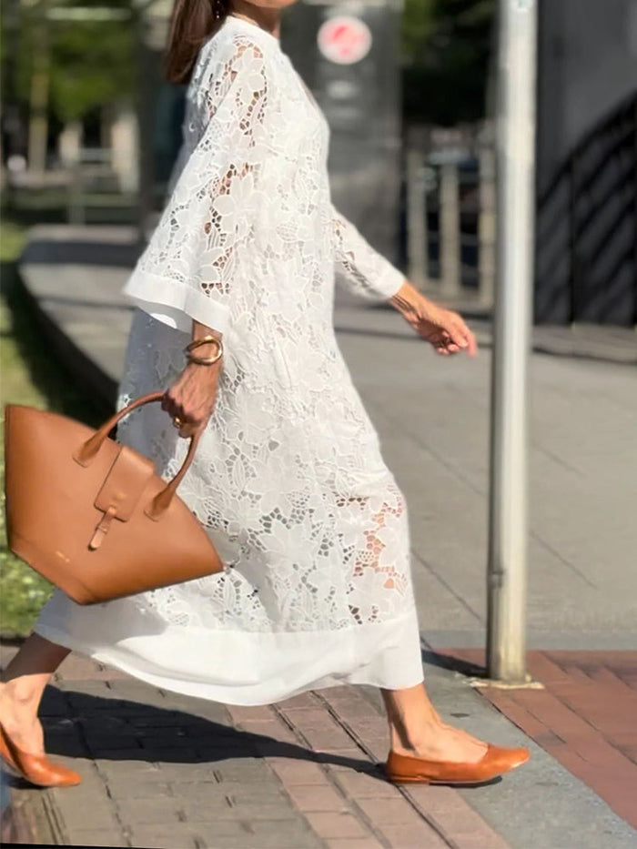ARLENIS | ELEGANT LACE MAXI DRESS