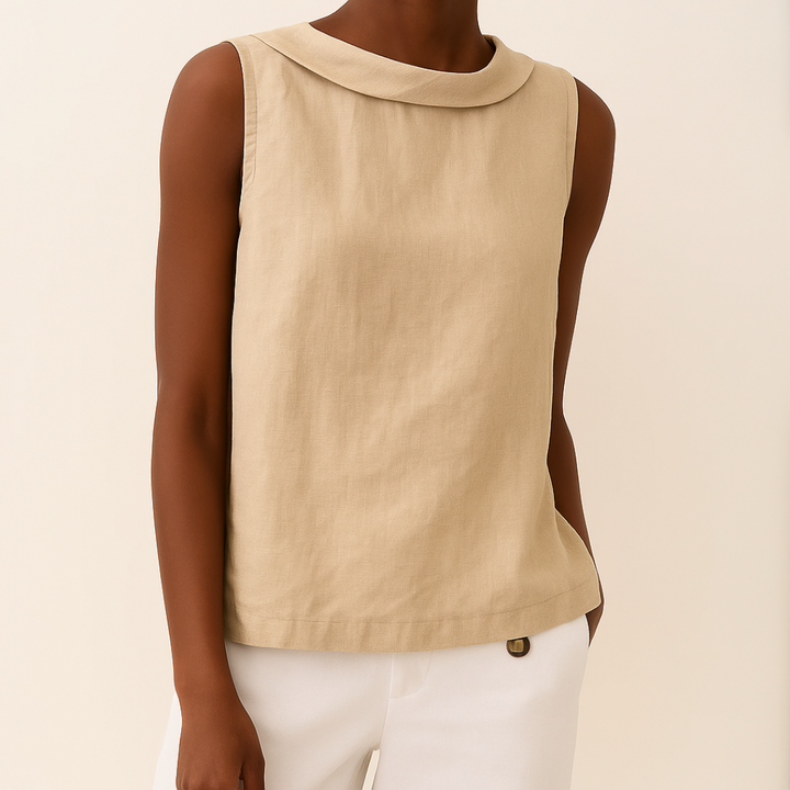 ISOLA | SLEEVELESS ELEGANT TOP