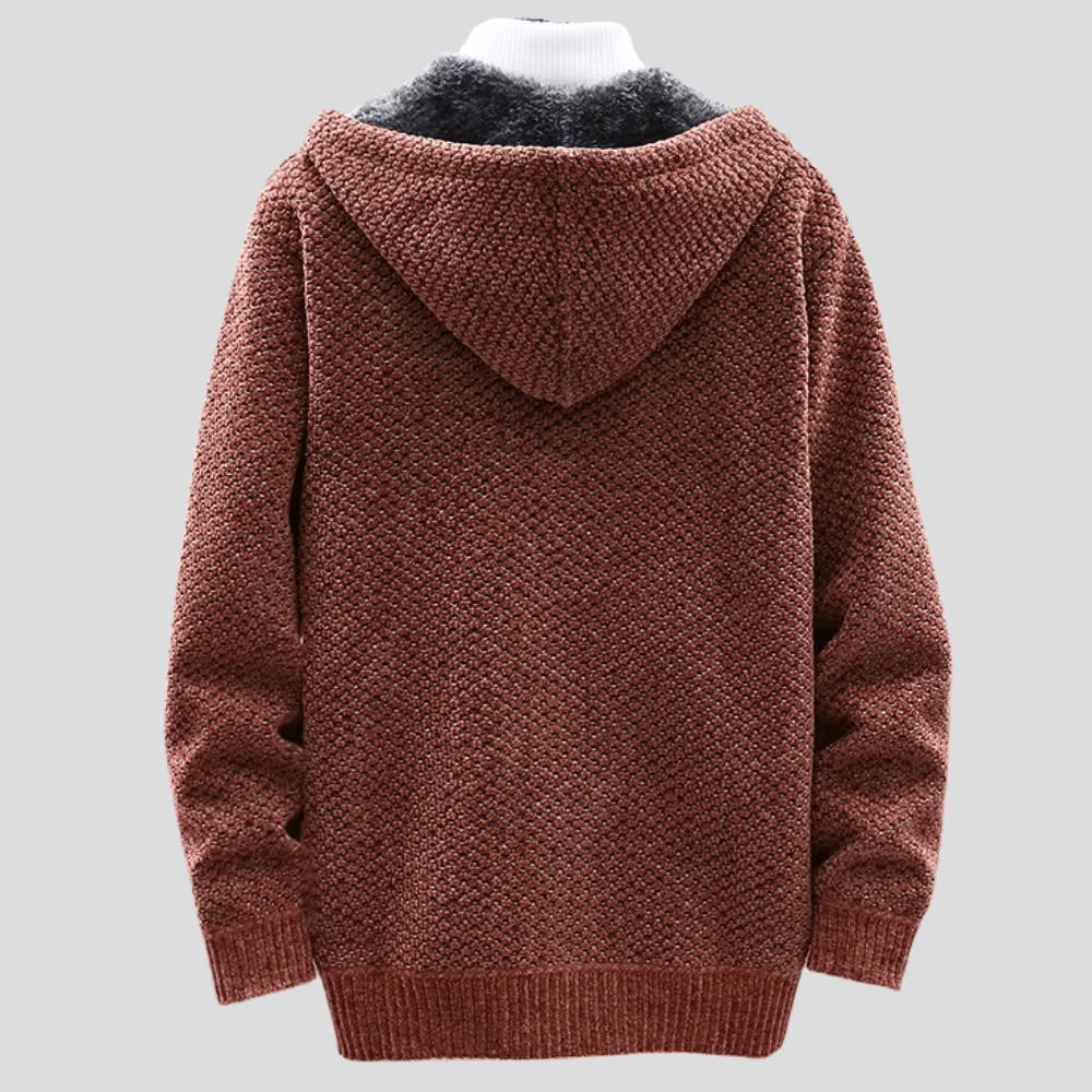 STEFAN | KNITTED HOODIE