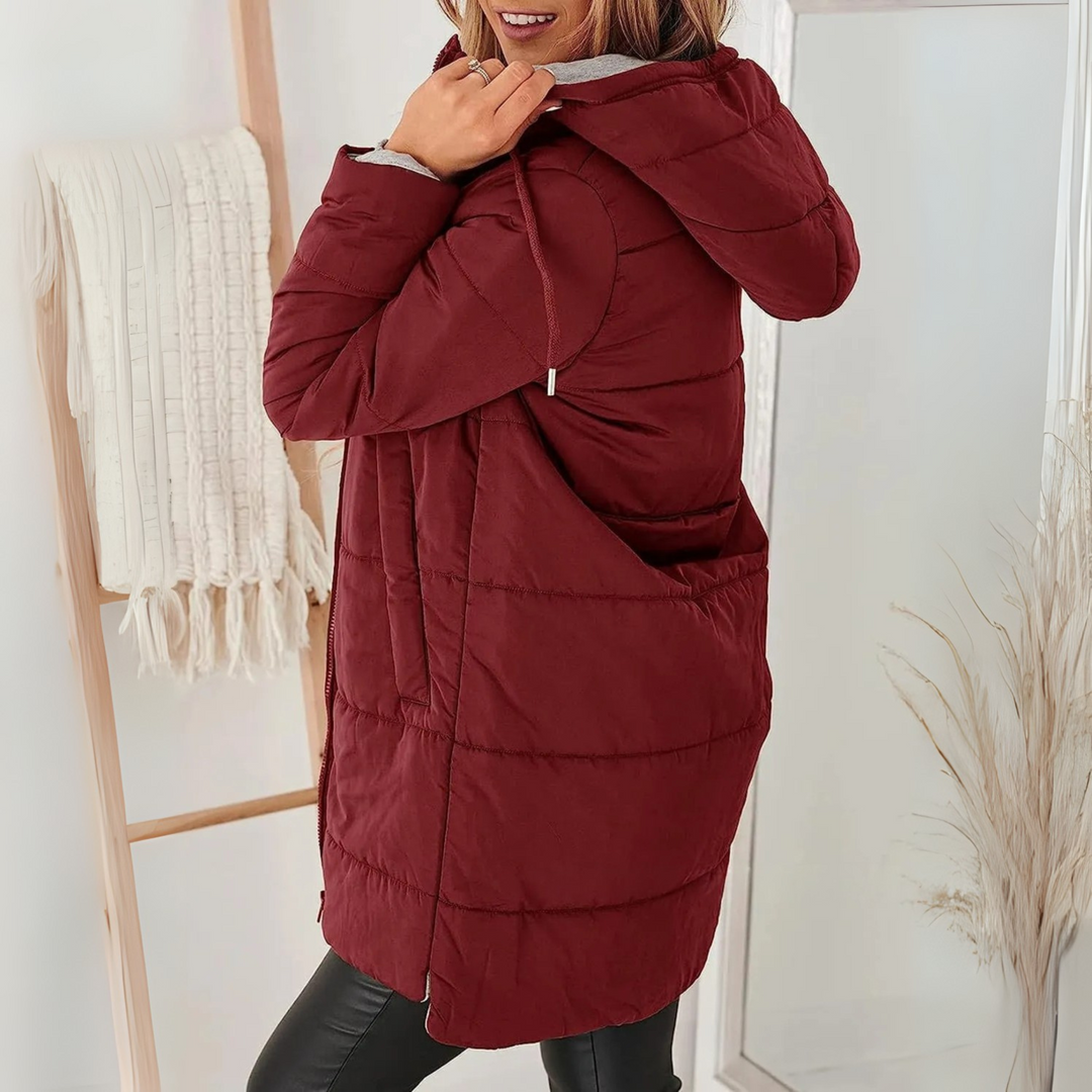 NILA | CASUAL HOODED PUFFER DOWN JACKET