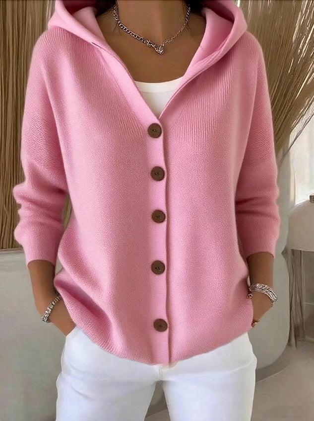 DEMI | PLAIN & COMFORTABLE LONG SLEEVED CARDIGAN