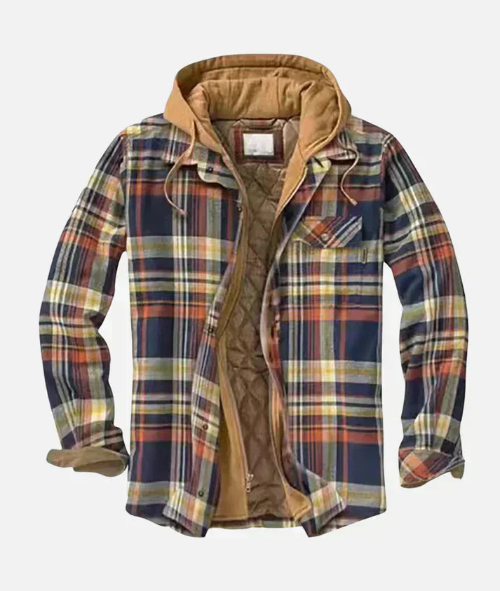 GLENN | PATCHWORK CHECKED JACKET
