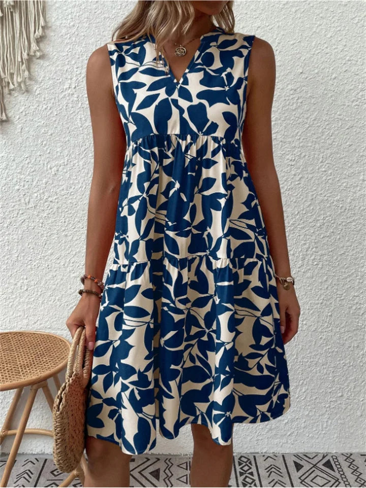 ELENIA | ELEGANT V-NECK DRESS