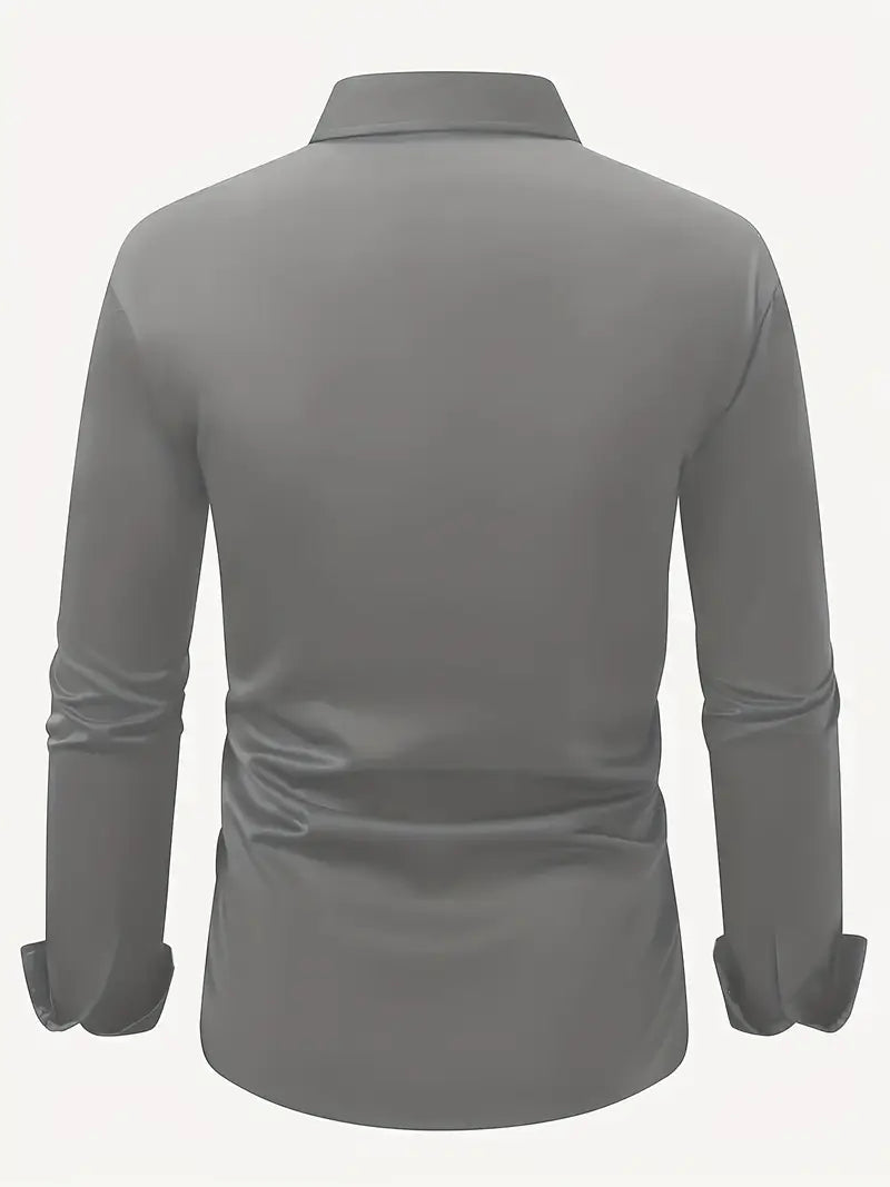 BODEN | MEN'S ELEGANT LONG-SLEEVE POLO
