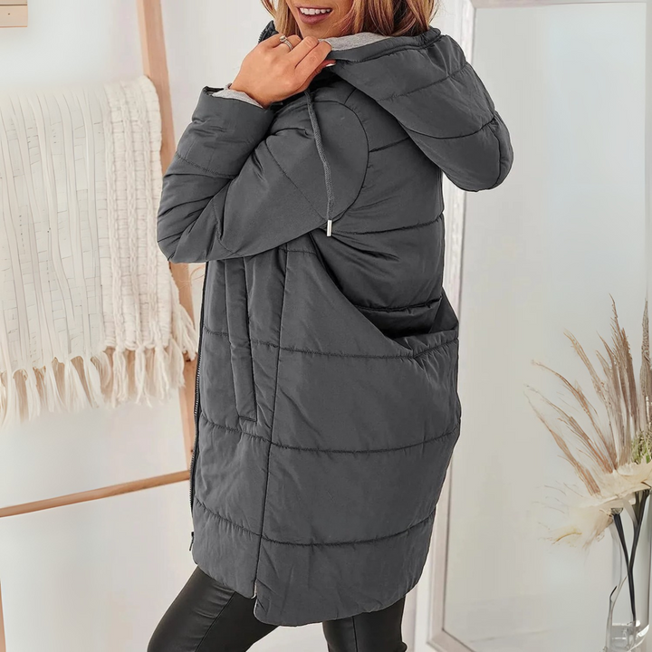 NILA | CASUAL HOODED PUFFER DOWN JACKET