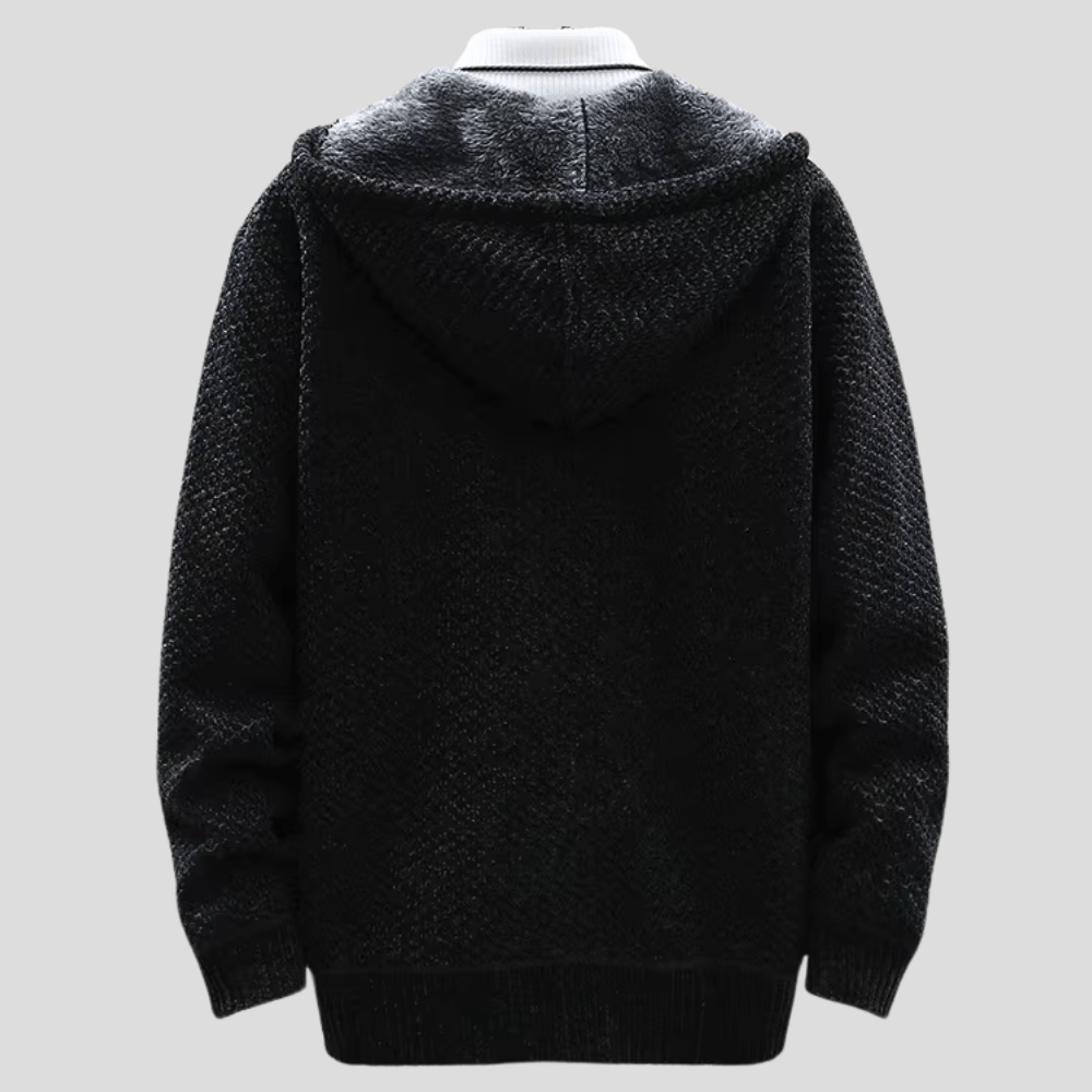 STEFAN | KNITTED HOODIE