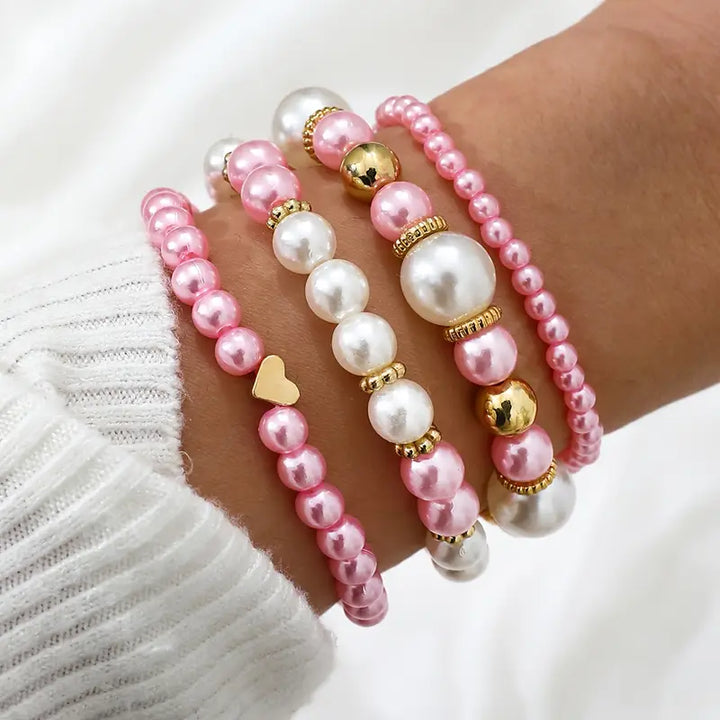 PEARL HARMONY BRACELET | TOGETHER AGAINST BREAST CANCER (1+1 FREE)