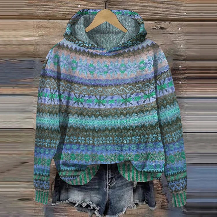 NALIA | RETRO ETHNIC HOODIE
