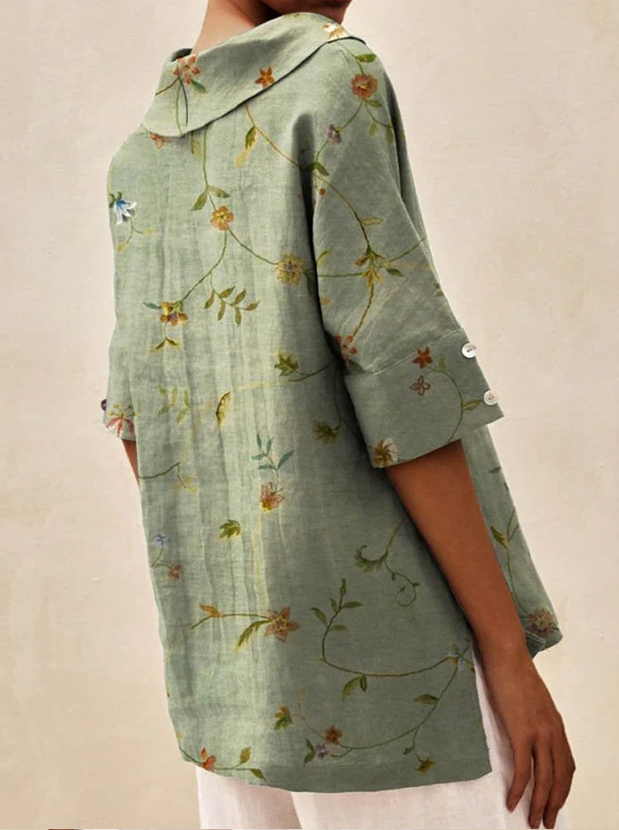 CÉLINE | ELEGANT TOP WITH V-NECKLINE