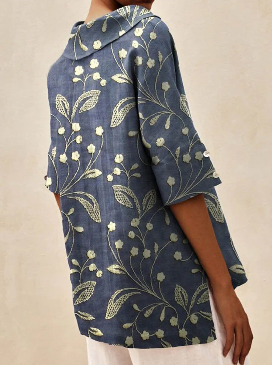 CÉLINE | ELEGANT TOP WITH V-NECKLINE