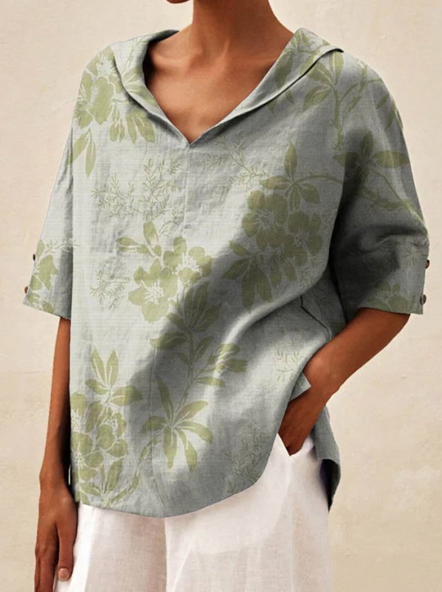 CÉLINE | ELEGANT TOP WITH V-NECKLINE