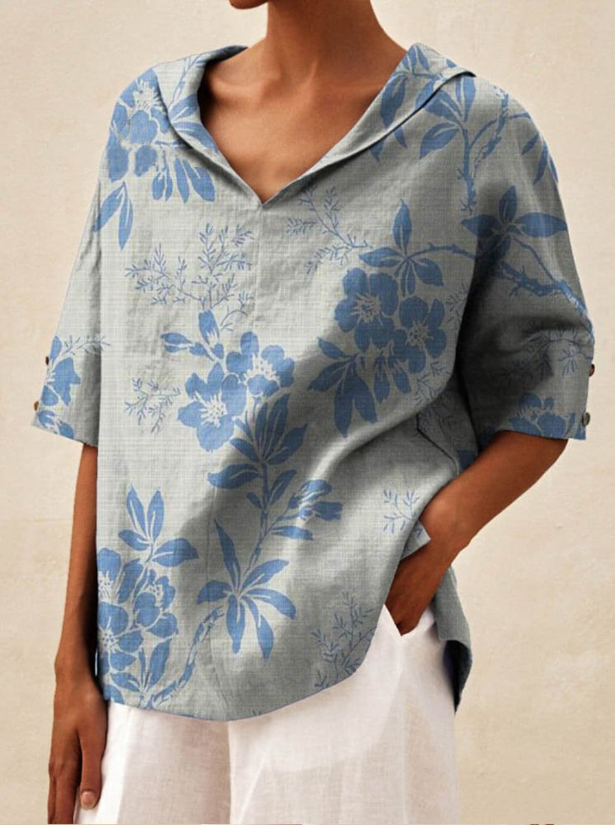 CÉLINE | ELEGANT TOP WITH V-NECKLINE