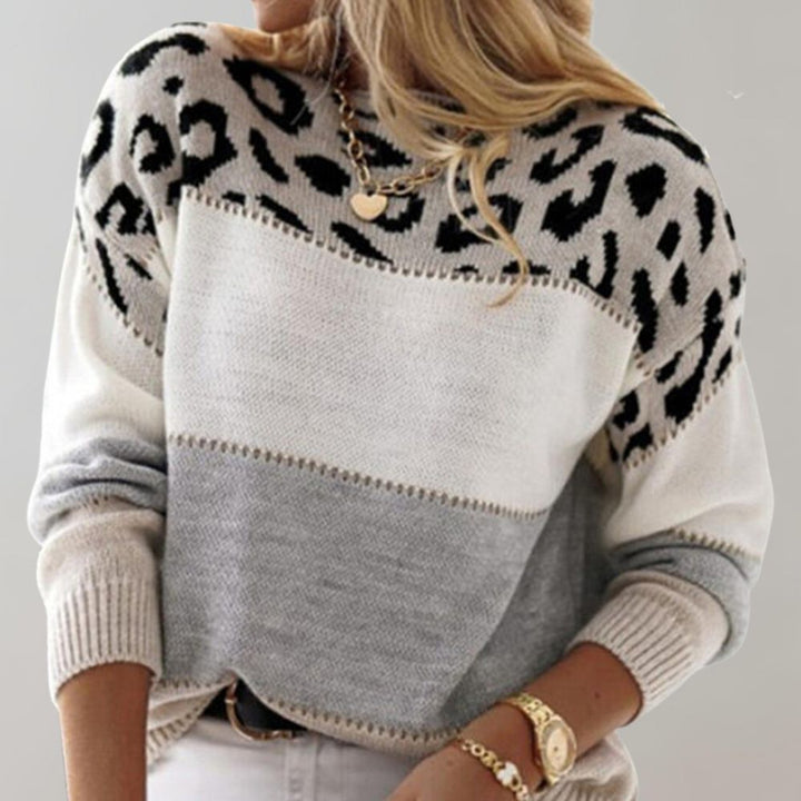 BODINA | ELEGANT SWEATER WITH PRINT