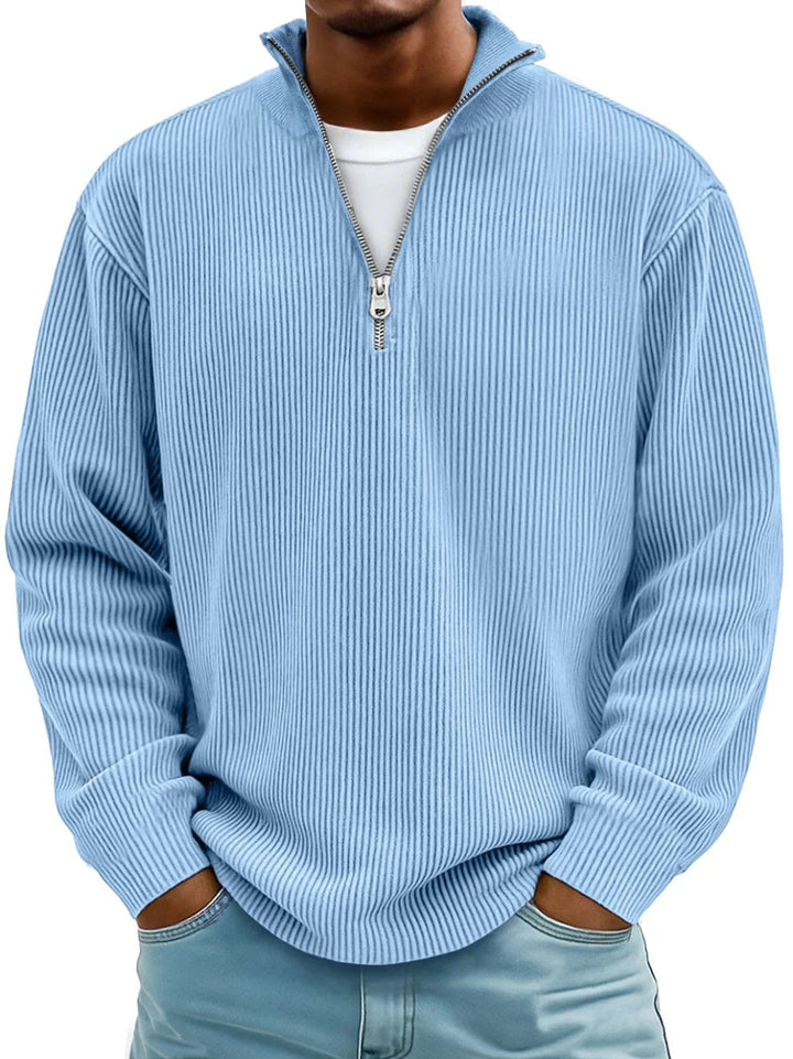 CALVIN | MEN'S CASUAL QUARTER-ZIP SWEATER