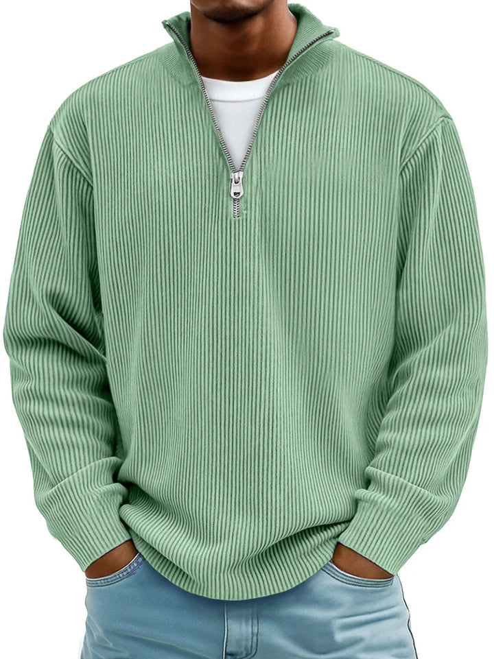 CALVIN | MEN'S CASUAL QUARTER-ZIP SWEATER